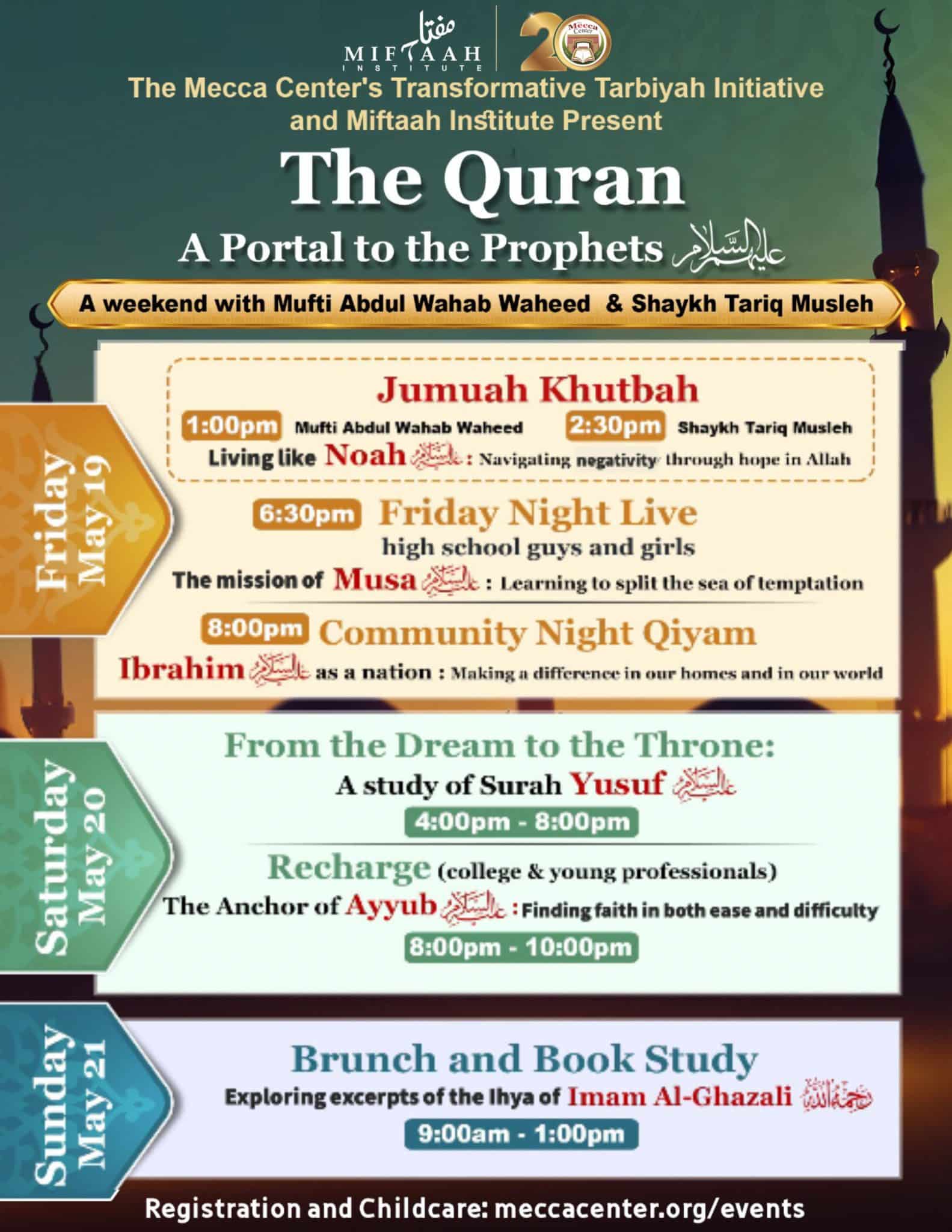 The Quran- A Portal to the Prophets – The Mecca Center