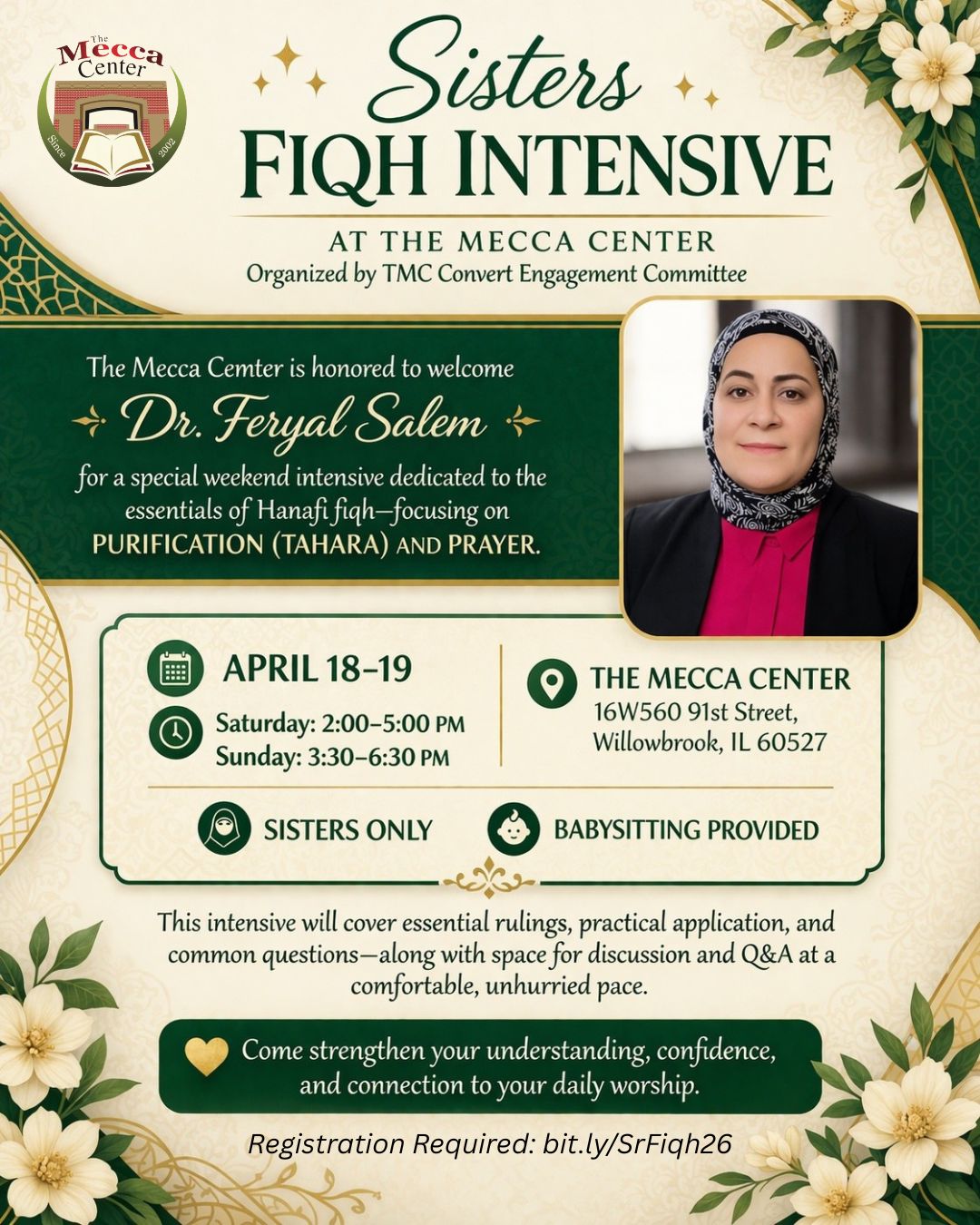 Sisters Fiqh Intensive: Essentials of Hanafi Fiqh with Dr. Feryal Salem