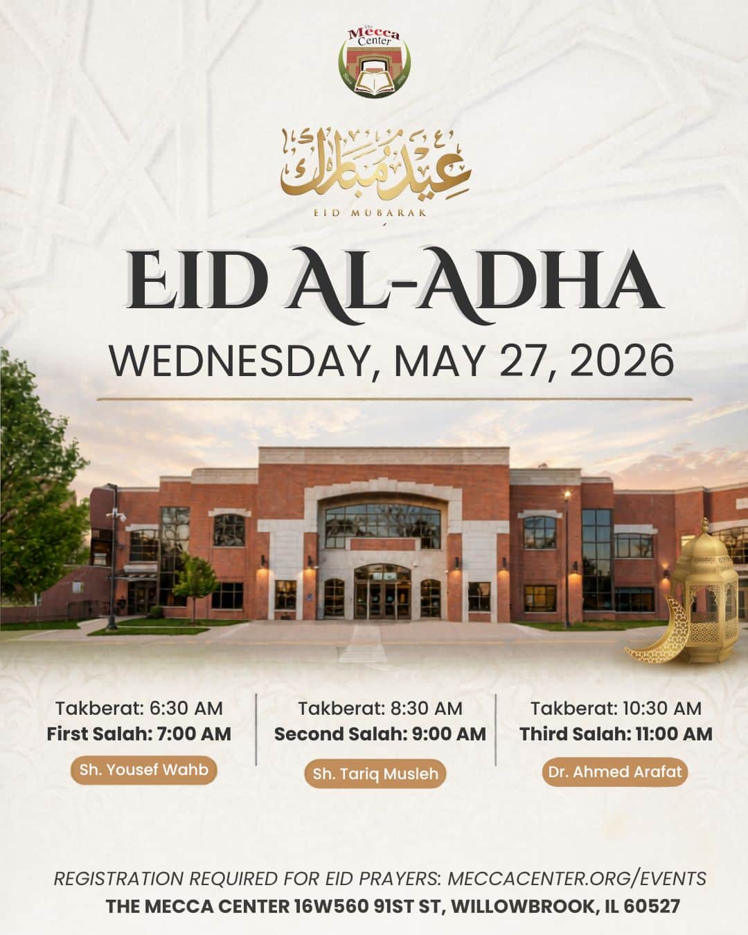 Eid al-Adha Prayer at The Mecca Center