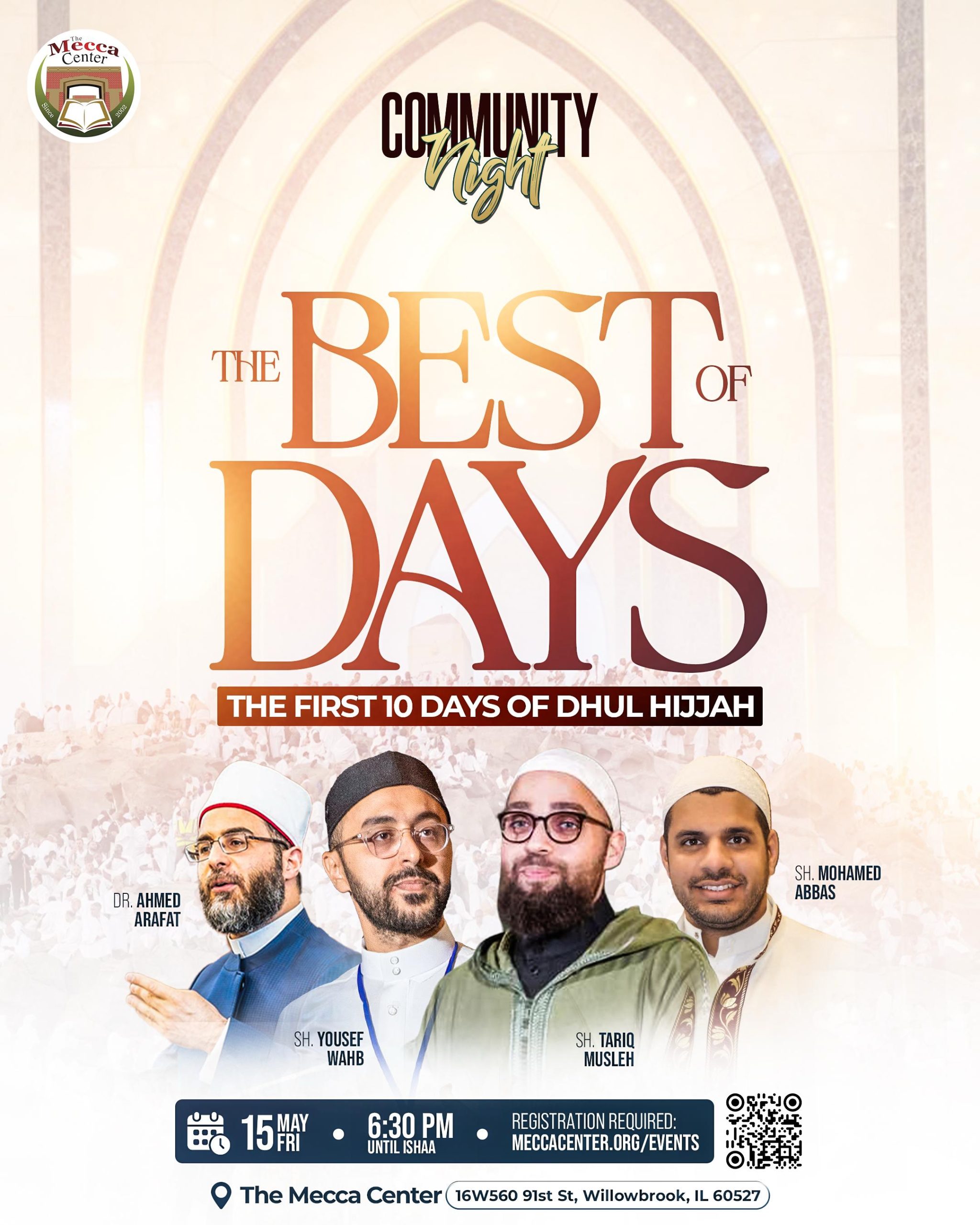 Community Night: Reflections on the First 10 Days of Dhul Hijjah