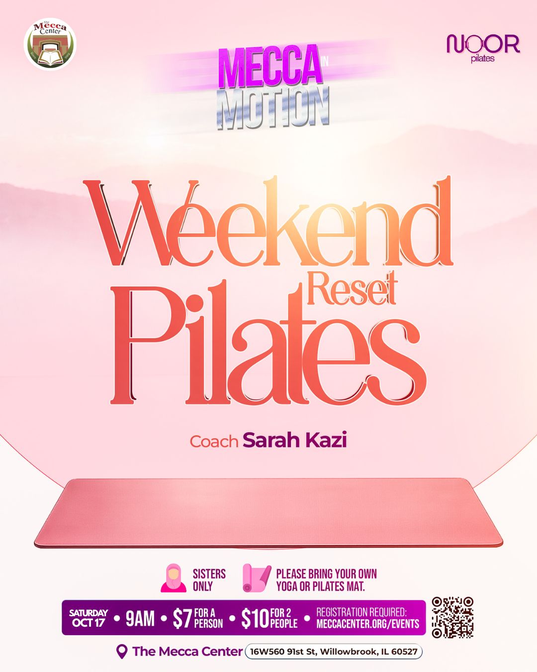 Sisters Weekend Reset Pilates